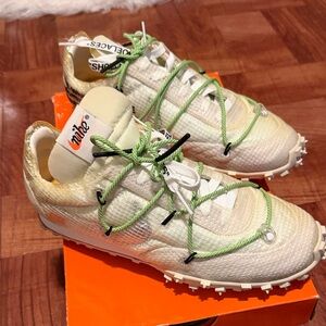 Used great condition, Nike Waffle Racer in Bold Orange